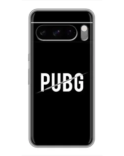 Чехол для TECNO Pop X с картинкой «PUBG — белый логотип»