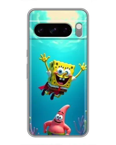 Чехол для TECNO Pop X с картинкой «Спанч Боб под водой» Чехол для TECNO Pop X с картинкой «Спанч Боб под водой»