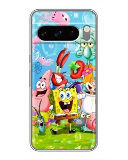 Чехол для TECNO Pop X с картинкой «Губка Боб и друзья» Чехол для TECNO Pop X с картинкой «Губка Боб и друзья»