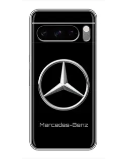 Чехол для TECNO Pop X с картинкой «Mercedes Silver Logo»