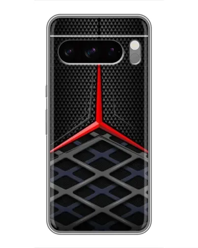 Чехол для TECNO Pop X с картинкой «Mercedes Carbon Grid»