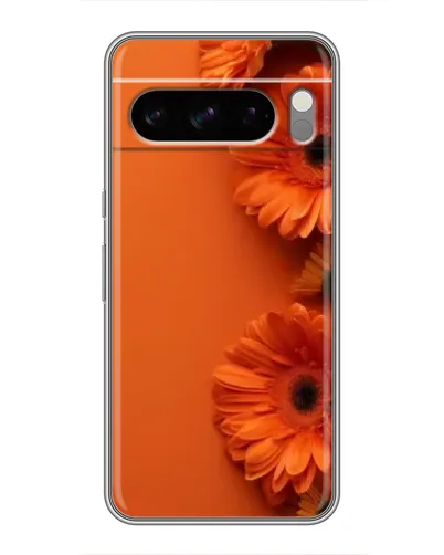Чохол для TECNO Pop X з картинкою «Помаранчеві гербери» Чохол для TECNO Pop X з картинкою «Помаранчеві гербери»