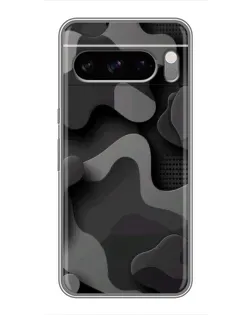 Чехол для TECNO Pop X с картинкой «Темный абстрактный камуфляж» Чехол для TECNO Pop X с картинкой «Темный абстрактный камуфляж»