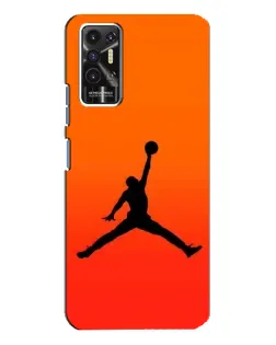 Чехол для TECNO Pova 2 (LE7n) с картинкой «Jordan Sunset»