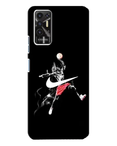 Чехол для TECNO Pova 2 (LE7n) с картинкой «Jordan Jumpman» Чехол для TECNO Pova 2 (LE7n) с картинкой «Jordan Jumpman»