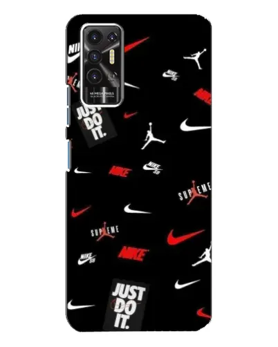 Чехол для TECNO Pova 2 (LE7n) с картинкой «Nike Mix Pattern» Чехол для TECNO Pova 2 (LE7n) с картинкой «Nike Mix Pattern»
