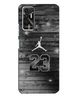 Чехол для TECNO Pova 2 (LE7n) с картинкой «Jordan Carbon 23»