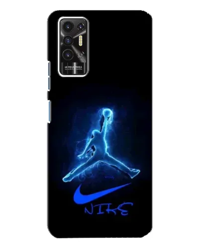 Чехол для TECNO Pova 2 (LE7n) с картинкой «Jordan Neon Blue» Чехол для TECNO Pova 2 (LE7n) с картинкой «Jordan Neon Blue»