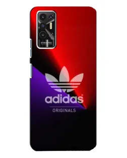 Чехол для TECNO Pova 2 (LE7n) с картинкой «Adidas Red Neon»