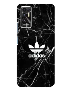 Чехол для TECNO Pova 2 (LE7n) с картинкой «Белый мрамор Adidas» Чехол для TECNO Pova 2 (LE7n) с картинкой «Белый мрамор Adidas»