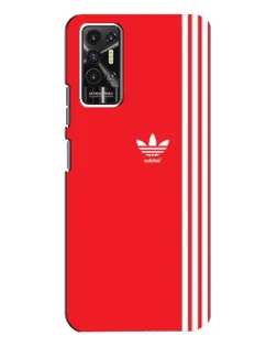 Чехол для TECNO Pova 2 (LE7n) с картинкой «Красный минимализм Adidas» Чехол для TECNO Pova 2 (LE7n) с картинкой «Красный минимализм Adidas»