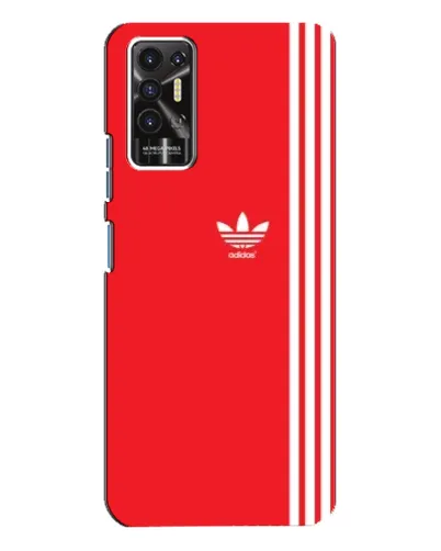 Чехол для TECNO Pova 2 (LE7n) с картинкой «Красный минимализм Adidas» Чехол для TECNO Pova 2 (LE7n) с картинкой «Красный минимализм Adidas»