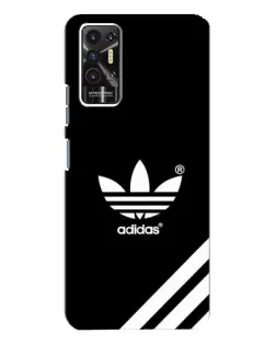 Чехол для TECNO Pova 2 (LE7n) с картинкой «Adidas с диагональными полосами»