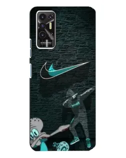 Чехол для TECNO Pova 2 (LE7n) с картинкой «Спортивный арт Nike» Чехол для TECNO Pova 2 (LE7n) с картинкой «Спортивный арт Nike»