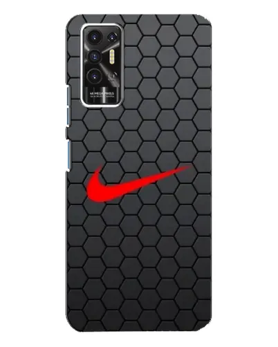 Чехол для TECNO Pova 2 (LE7n) с картинкой «Nike — карбоновая сетка» Чехол для TECNO Pova 2 (LE7n) с картинкой «Nike — карбоновая сетка»