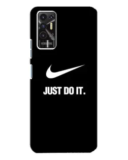 Чехол для TECNO Pova 2 (LE7n) с картинкой «Классический принт Nike» Чехол для TECNO Pova 2 (LE7n) с картинкой «Классический принт Nike»