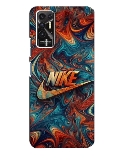 Чехол для TECNO Pova 2 (LE7n) с картинкой «Nike в абстракции» Чехол для TECNO Pova 2 (LE7n) с картинкой «Nike в абстракции»