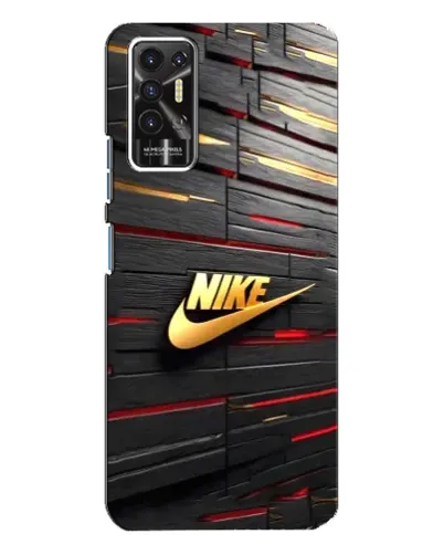 Чехол для TECNO Pova 2 (LE7n) с картинкой «Золотой Nike на металле» Чехол для TECNO Pova 2 (LE7n) с картинкой «Золотой Nike на металле»