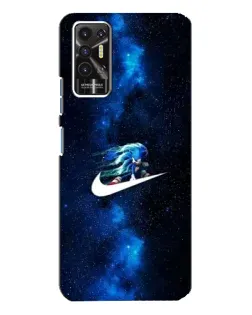 Чехол для TECNO Pova 2 (LE7n) с картинкой «Звездный путь Nike» Чехол для TECNO Pova 2 (LE7n) с картинкой «Звездный путь Nike»