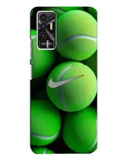 Чехол для TECNO Pova 2 (LE7n) с картинкой «Теннисные мячи Найк» Чехол для TECNO Pova 2 (LE7n) с картинкой «Теннисные мячи Найк»