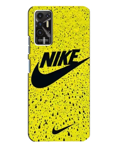 Чехол для TECNO Pova 2 (LE7n) с картинкой «Желтый текстурный Nike» Чехол для TECNO Pova 2 (LE7n) с картинкой «Желтый текстурный Nike»