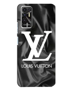 Чехол для TECNO Pova 2 (LE7n) с картинкой «Шелковый Louis Vuitton»