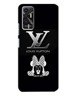 Чехол для TECNO Pova 2 (LE7n) с картинкой «LV и Минни Маус»