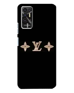 Чехол для TECNO Pova 2 (LE7n) с картинкой «Louis Vuitton — минимализм»