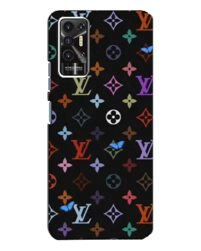 Чехол для TECNO Pova 2 (LE7n) с картинкой «Цветная монограмма LV» Чехол для TECNO Pova 2 (LE7n) с картинкой «Цветная монограмма LV»