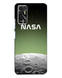 Чехол для TECNO Pova 2 (LE7n) с картинкой «NASA — лунный градиент»