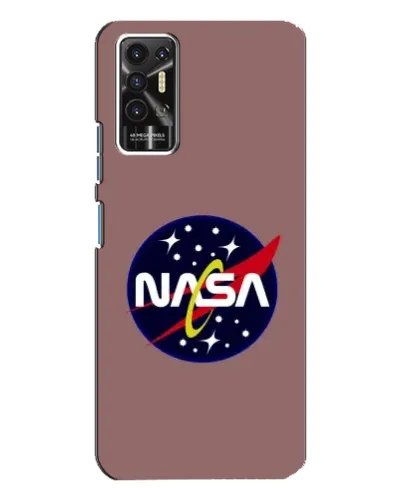 Чехол для TECNO Pova 2 (LE7n) с картинкой «NASA — ретро космос»