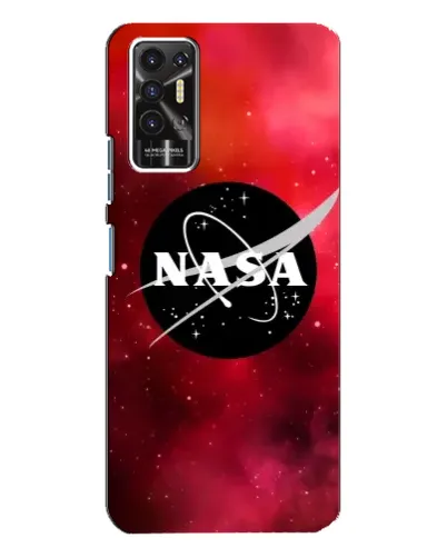 Чехол для TECNO Pova 2 (LE7n) с картинкой «NASA — красная туманность»