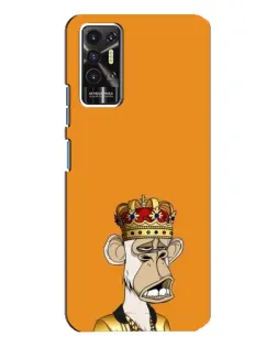 Чехол для TECNO Pova 2 (LE7n) с картинкой «Золотая обезьяна Bored Ape»