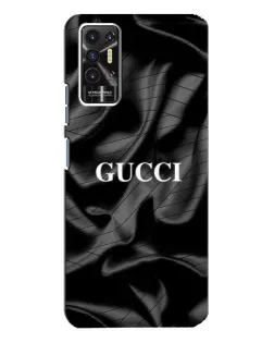 Чехол для TECNO Pova 2 (LE7n) с картинкой «Gucci — шелковые волны»