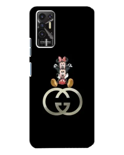 Чехол для TECNO Pova 2 (LE7n) с картинкой «Минни Маус на лого» Чехол для TECNO Pova 2 (LE7n) с картинкой «Минни Маус на лого»