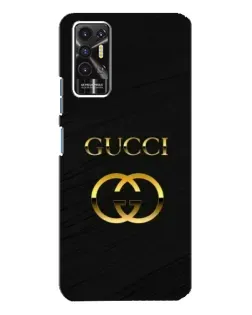 Чехол для TECNO Pova 2 (LE7n) с картинкой «Золотой логотип Gucci» Чехол для TECNO Pova 2 (LE7n) с картинкой «Золотой логотип Gucci»