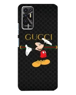 Чехол для TECNO Pova 2 (LE7n) с картинкой «Микки Маус Gucci» Чехол для TECNO Pova 2 (LE7n) с картинкой «Микки Маус Gucci»