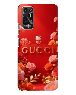 Чехол для TECNO Pova 2 (LE7n) с картинкой «Gucci — золотой сад» Чехол для TECNO Pova 2 (LE7n) с картинкой «Gucci — золотой сад»