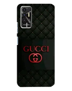 Чехол для TECNO Pova 2 (LE7n) с картинкой «Gucci — стеганый черный» Чехол для TECNO Pova 2 (LE7n) с картинкой «Gucci — стеганый черный»