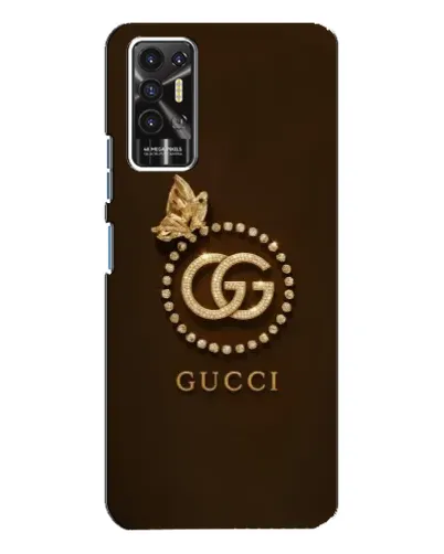 Чехол для TECNO Pova 2 (LE7n) с картинкой «Gucci — золотая бабочка» Чехол для TECNO Pova 2 (LE7n) с картинкой «Gucci — золотая бабочка»