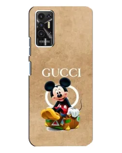 Чехол для TECNO Pova 2 (LE7n) с картинкой «Микки Маус Gucci — крафт» Чехол для TECNO Pova 2 (LE7n) с картинкой «Микки Маус Gucci — крафт»