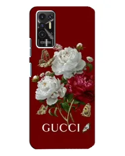 Чехол для TECNO Pova 2 (LE7n) с картинкой «Gucci — сад» Чехол для TECNO Pova 2 (LE7n) с картинкой «Gucci — сад»