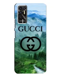Чехол для TECNO Pova 2 (LE7n) с картинкой «Gucci — горный пейзаж» Чехол для TECNO Pova 2 (LE7n) с картинкой «Gucci — горный пейзаж»
