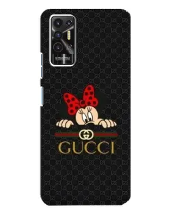 Чехол для TECNO Pova 2 (LE7n) с картинкой «Минни Маус Gucci — черный» Чехол для TECNO Pova 2 (LE7n) с картинкой «Минни Маус Gucci — черный»