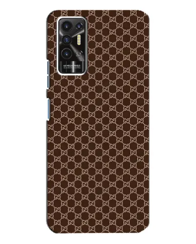 Чехол для TECNO Pova 2 (LE7n) с картинкой «Gucci — шоколадная сетка» Чехол для TECNO Pova 2 (LE7n) с картинкой «Gucci — шоколадная сетка»