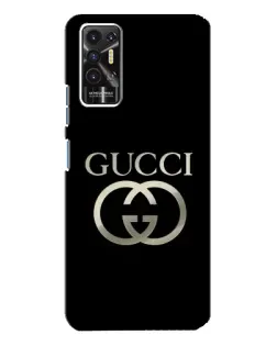 Чехол для TECNO Pova 2 (LE7n) с картинкой «Gucci — золото на черном» Чехол для TECNO Pova 2 (LE7n) с картинкой «Gucci — золото на черном»