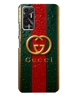 Чехол для TECNO Pova 2 (LE7n) с картинкой «Gucci — фирменная полоса и золото» Чехол для TECNO Pova 2 (LE7n) с картинкой «Gucci — фирменная полоса и золото»