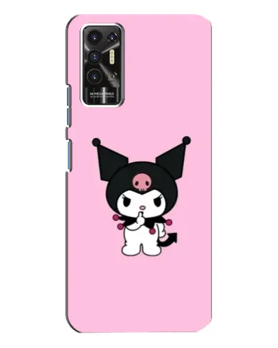 Чехол для TECNO Pova 2 (LE7n) с картинкой «Kuromi — розовая нежность»