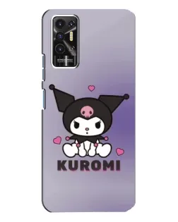 Чехол для TECNO Pova 2 (LE7n) с картинкой «Kuromi — фиолетовый арт» Чехол для TECNO Pova 2 (LE7n) с картинкой «Kuromi — фиолетовый арт»