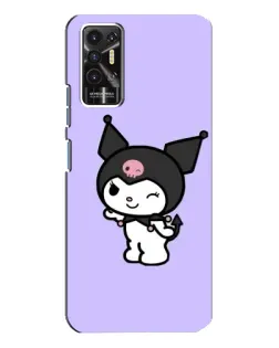 Чехол для TECNO Pova 2 (LE7n) с картинкой «Классическая Kuromi» Чехол для TECNO Pova 2 (LE7n) с картинкой «Классическая Kuromi»